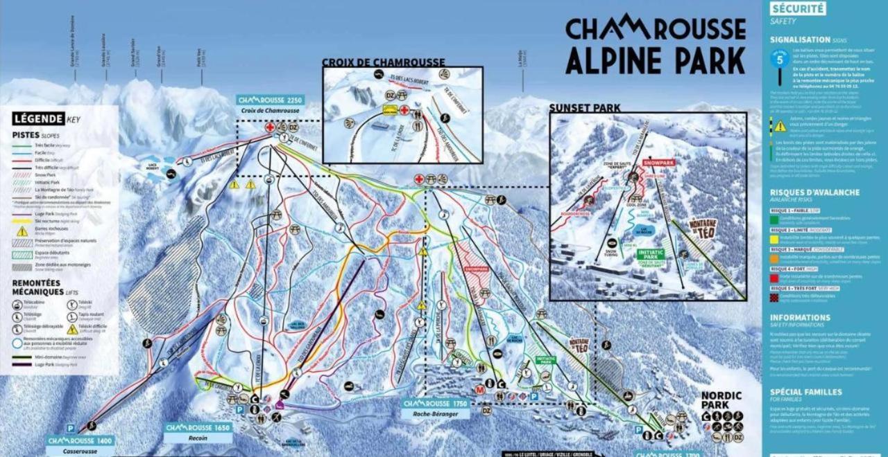 Pied De Piste Appartement Chamrousse Buitenkant foto